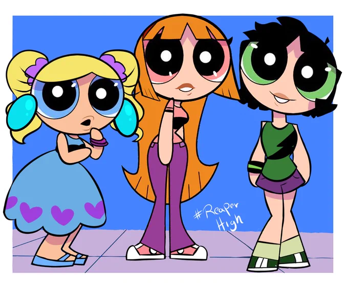 Powerpuff Girls 25th Anniversary!Here's some of my art 