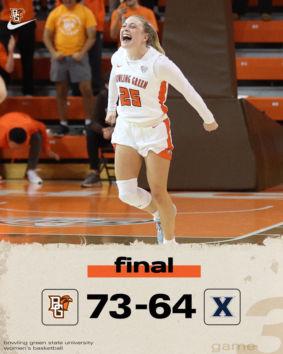 BGSUWBB's tweet photo. Lexi Fleming: 21 points, 7 rebounds, 5 assists &amp; 5 steals in a B!G win in her hometown! 🧡🤩🤎

#AyZiggy x #onemore https://t.co/kJCaLEBqT0