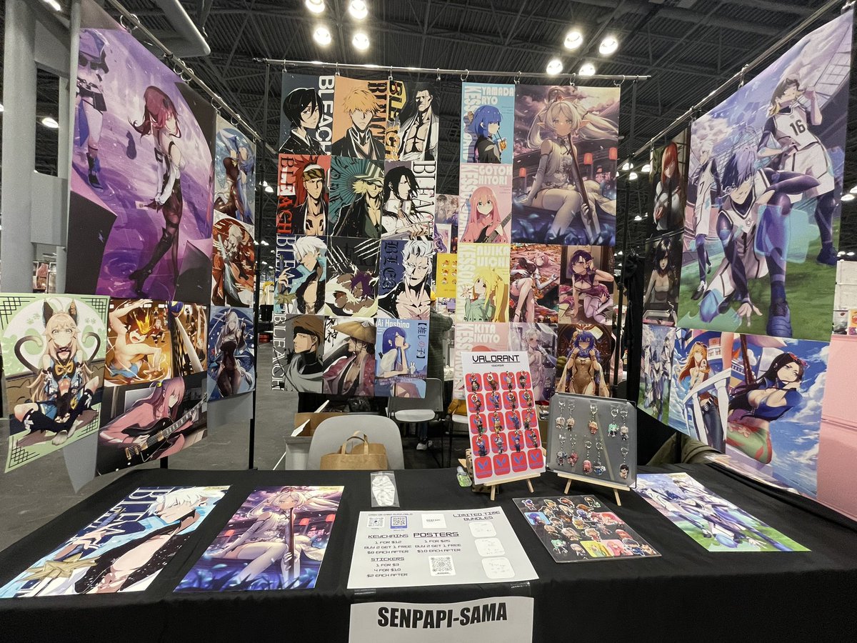 senpapi_sama's tweet photo. At Anime NYC this weekend! @animenyc 🔥🫶🏻 Table J7 https://t.co/nu1lFlyfFQ