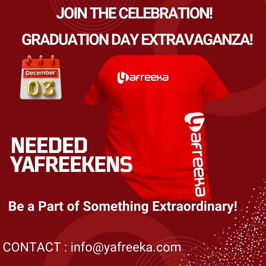 pmboya's tweet photo. Come and join the team on the graduation day. Reach out if you are interested. #Yafreeka #YafreekaGD23 #GraduationDay23 #AndrewKibe #SMASOTY https://t.co/nFE7jQE747