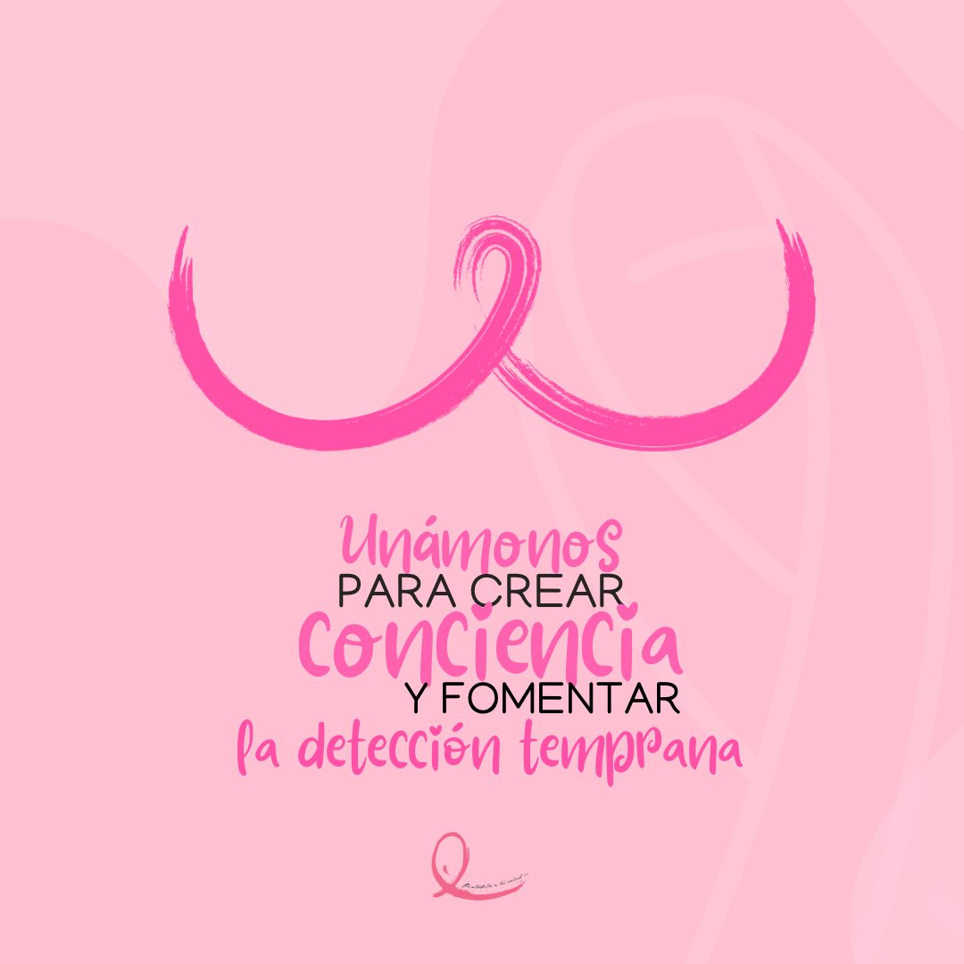 La detección temprana del cáncer de mama puede salvar tu vida. 

#cáncerdemama #breastcancersupport #luchandocontraelcancer #pintaditaatusalud