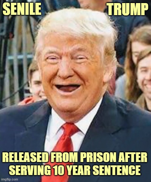 Would you feel sorry for him if after serving time behind bars, Trump looked like this?  Yes👍 or no 👎?