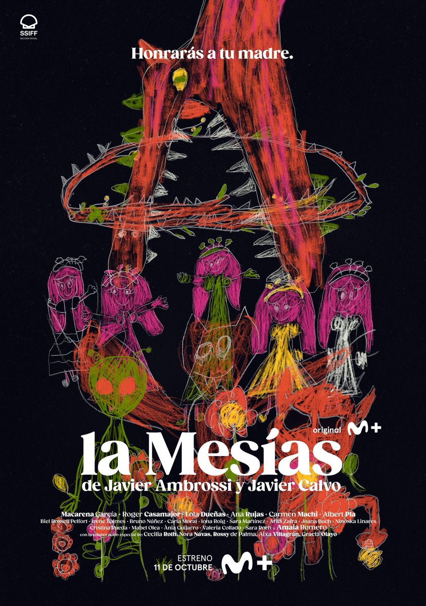 horrorlosers's tweet photo. Ha terminado LA MESÍAS (2023), una colosal exploración del trauma y el fanatismo religioso que bajo su coartada de drama despliega abundantes elementos perturbadores y de horror psicológico, con ecos a OUR MOTHER'S HOUSE (1967) o MOMMY DEAREST (1981). Es la serie española del año https://t.co/ZHR13Btqrh