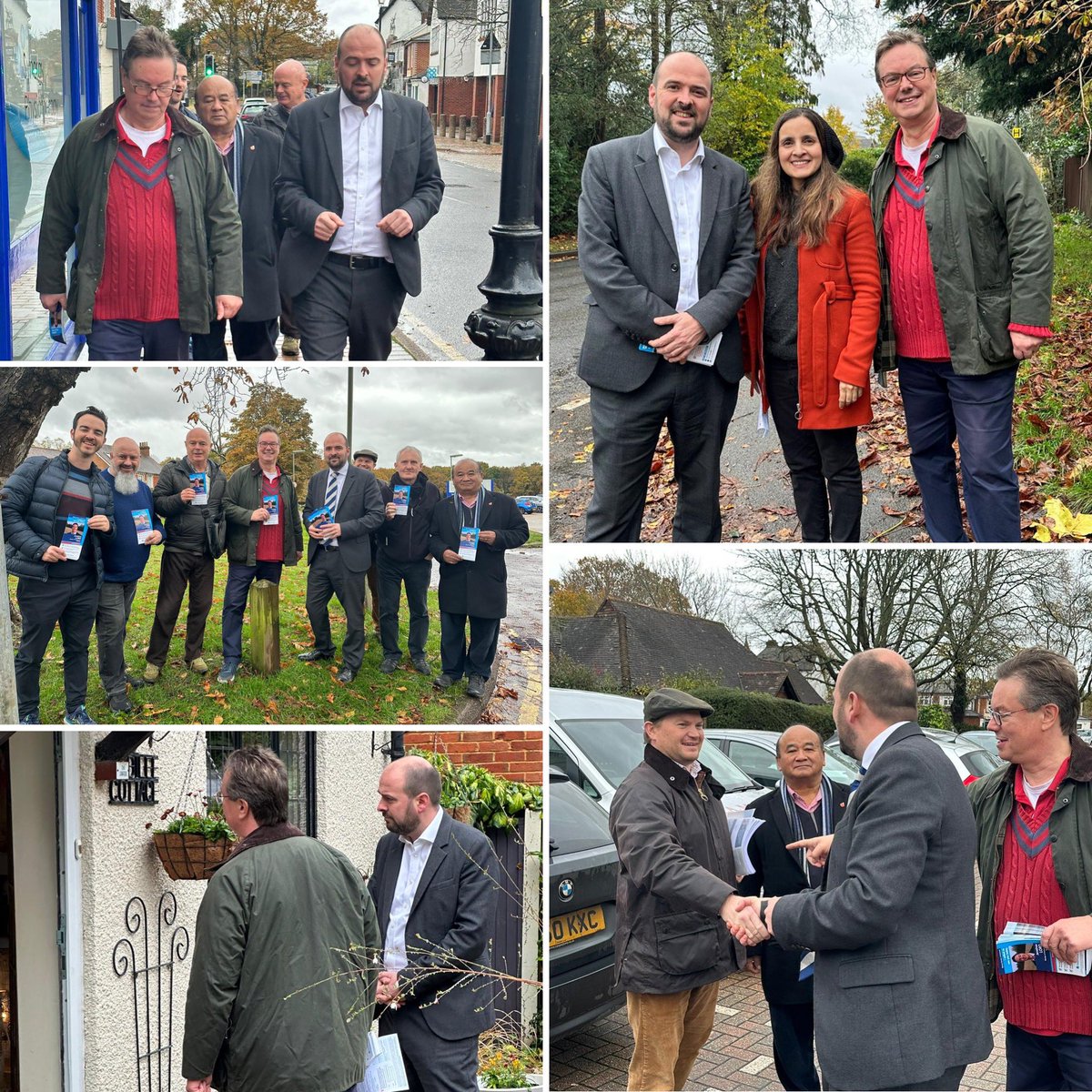 Cracking campaign session with hardworking local MP <a href="/JonathanLord/">Jonathan Lord</a>, local councillors and campaigners in #Woking

Led by Jonathan, the team are out across Woking &amp; the villages campaigning hard several times a week

Great to see him deliver the new diagnostics centre &amp; campaigning