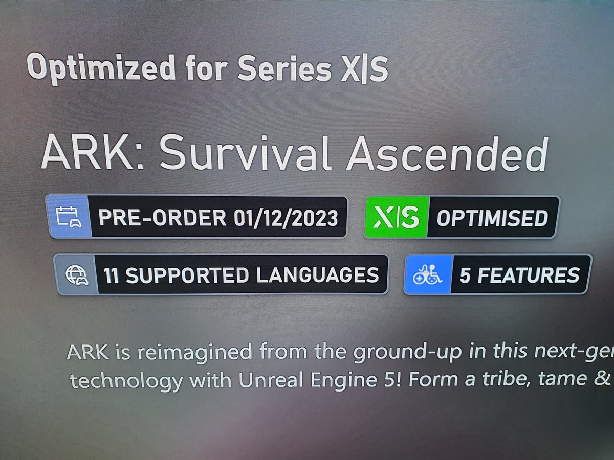 ajpearsonpics's tweet photo. @survivetheark Found this in the xbox store. Pre order 1.12.23 https://t.co/8yiBJvtg7W