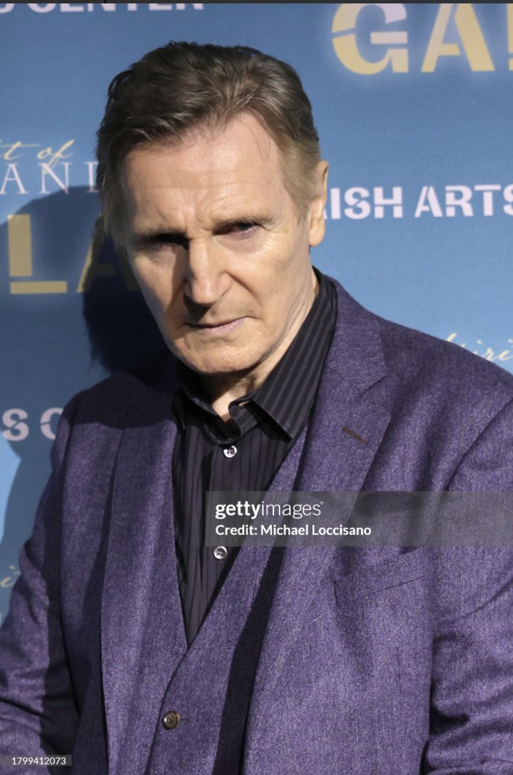 NeesonAddict65's tweet photo. #liamneeson November 17, 2023. Spirit Ireland Gala. Irish Art Center ❤️ https://t.co/q5A1kjDob1