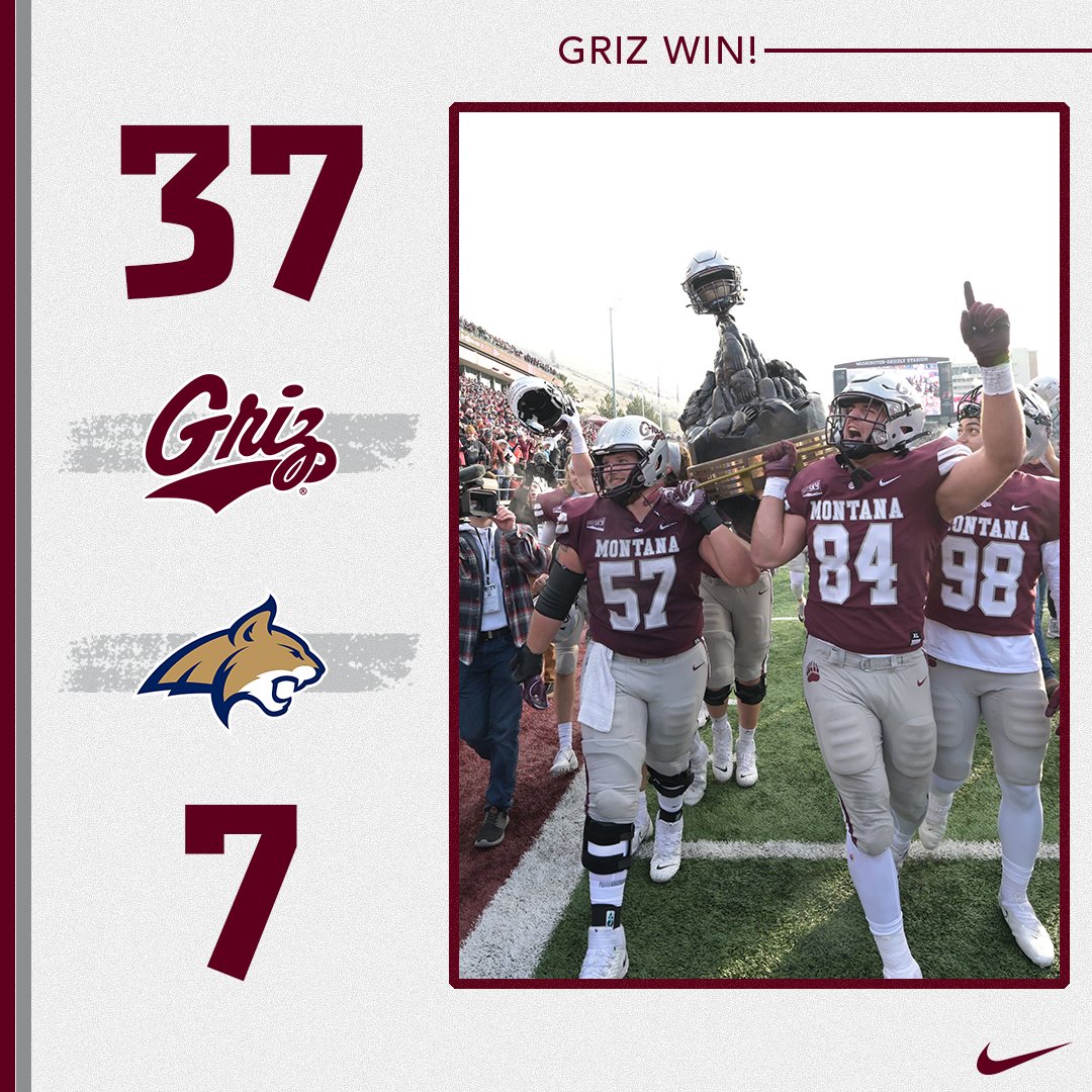 𝐎𝐔𝐑 𝐒𝐓𝐀𝐓𝐄!
#GoGriz #BigSkyFB #grizcat #brawlofthewild
