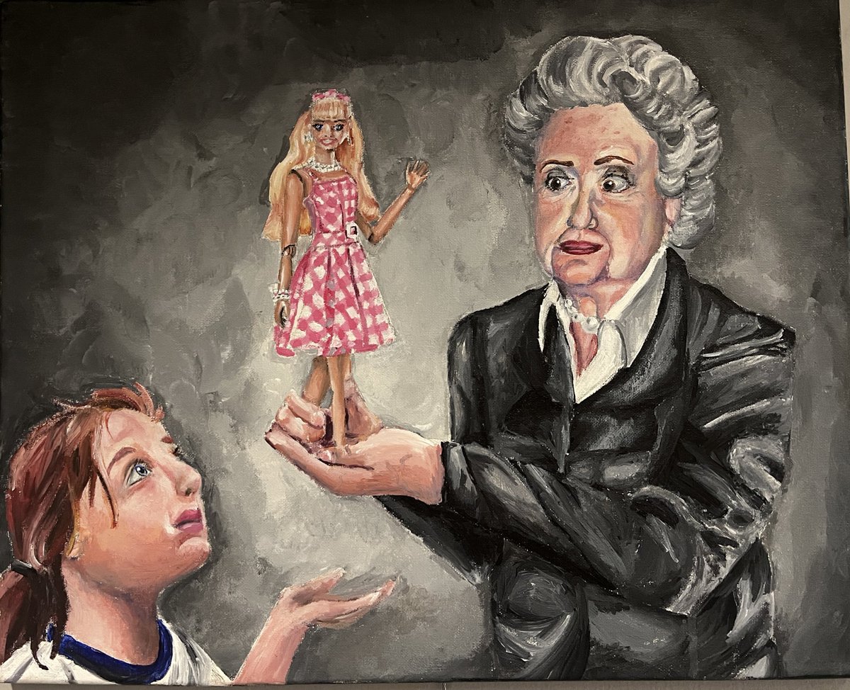 HBolensArtClass's tweet photo. My student took 1st place for the Listen to Women art competition for the #AAUW and someone is interested in buying her 2nd entry. Former student re-entered her work from last year and took 2nd place.  + an honorable mention for another student. #proudArtTeacher #ArtAwards https://t.co/kV1JQ4fOUT