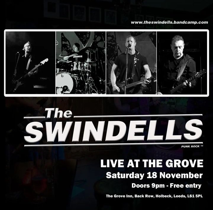 We return to The Grove in Leeds. tonight with our old pals Hospital Food, for punk rock japes n tomfoolery! From 8:30, free entry!!