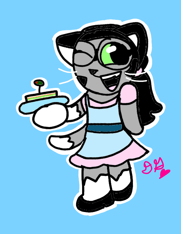 Sarahdrawstuff3's tweet photo. More sona art! :3

Sarah is a waitress at The Little Daisy Cafe during the day while at night she serves sandwiches to hungry patrons and staff at the Lackadaisy.

Just playing around with some ideas ^^
#lackadaisy #LackadaisyOC #originalcharacter #ArtistOnTwitter https://t.co/uuNjQVraNm