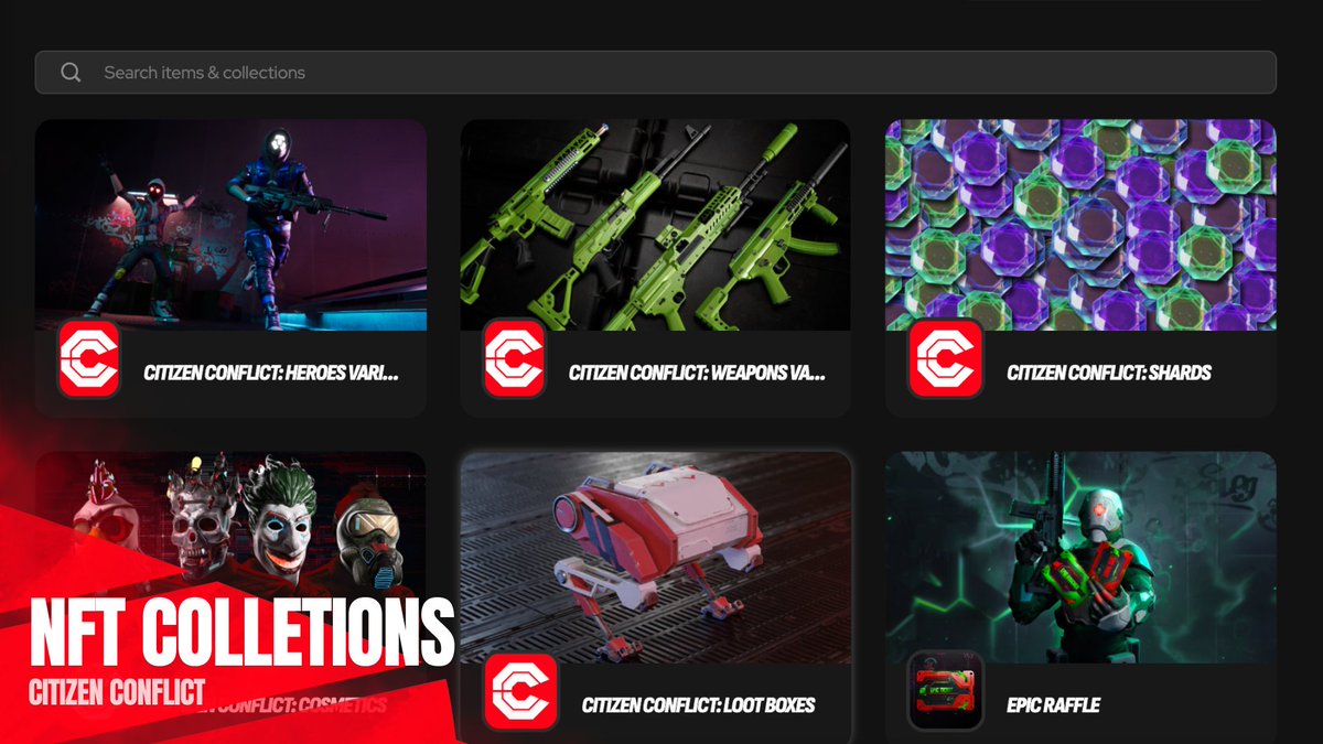 CitizenConflict's tweet photo. Experience the real player-driven economy on QORPO WORLD - mint, trade, or win Citizen Conflict gaming assets according to your strategy and preferences.

OWN YOUR GAME

Explore all the collections https://t.co/rNBobtQpCu

#Web3gaming