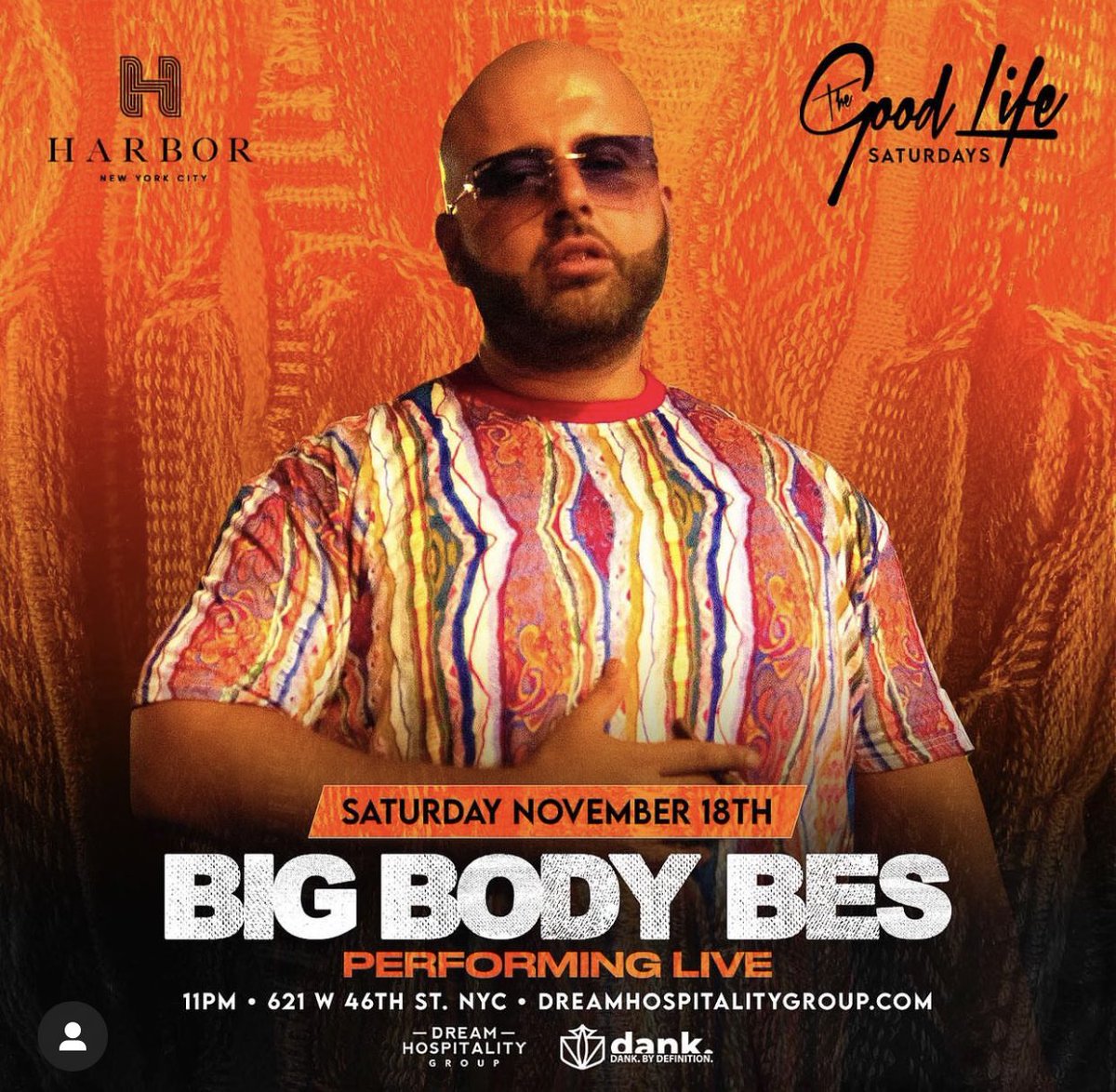 SATURDAY NIGHT LIVE!!! THUG PASSION AND INCREDIBLE HULKS ONLY!!! @BIGBODYBESNYC PERFORMING TONIGHT IN NYC