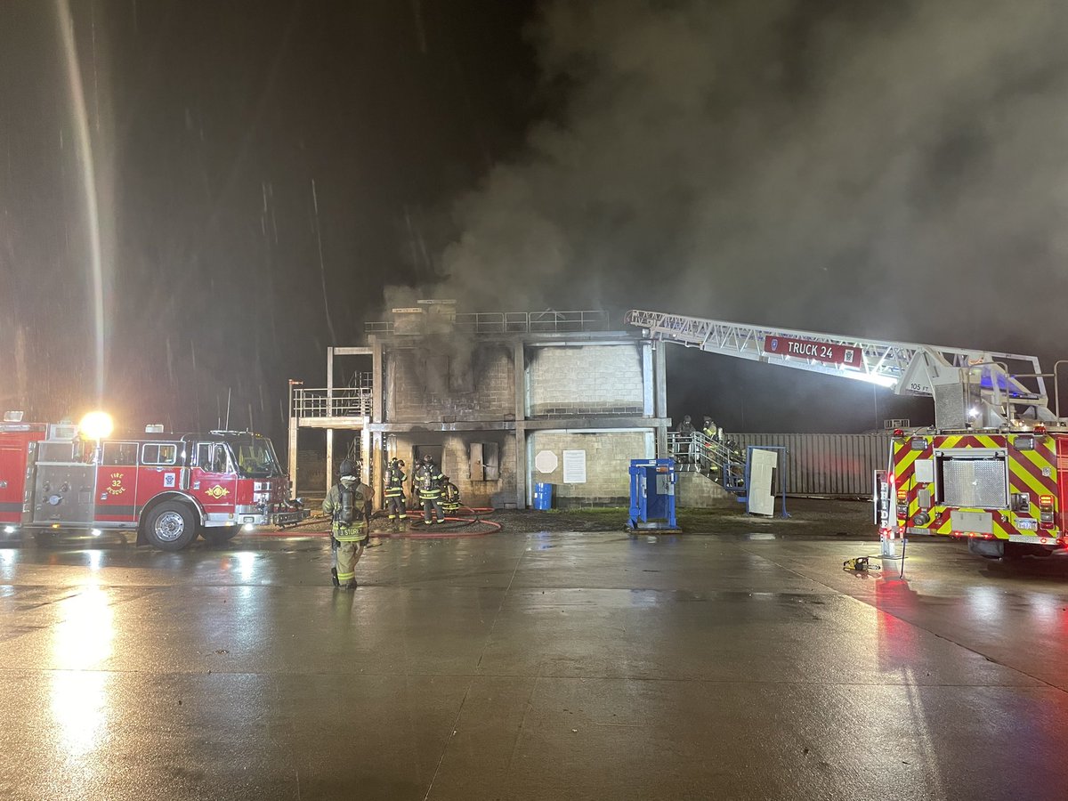 SWGFD24's tweet image. Last night members of the Department as well as members of the South Greensburg Fire Department traveled to Smithton to get in some live fire work at the County Public Safety Training Center.