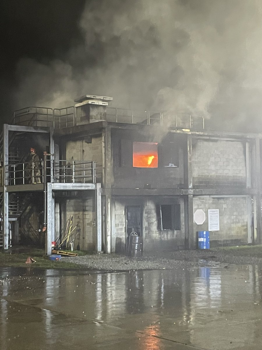 SWGFD24's tweet image. Last night members of the Department as well as members of the South Greensburg Fire Department traveled to Smithton to get in some live fire work at the County Public Safety Training Center.