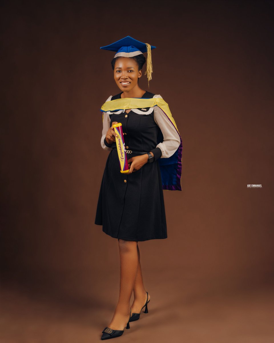 P4Prominent's tweet photo. After 7 years in the land of FUTA, I have my evidence.
https://t.co/FFtjBik0Wb Industrial Chemistry Bagged!
Happy Convocation to me!
#TobeChukwu #FutaClass21 #GodDidIt https://t.co/1jFhfCRIUd