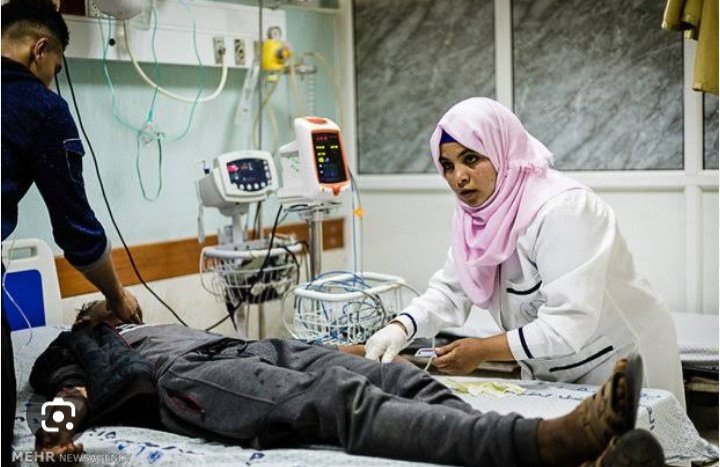 #Gaza nurses: The condition of hospitals is catastrophic.

The courage & sacrifice of Palestinian nurses today reminds me of Lady #Zaynab's (Imam Hussain's sister) patience &  perseverance..

#ChildrensDay2023