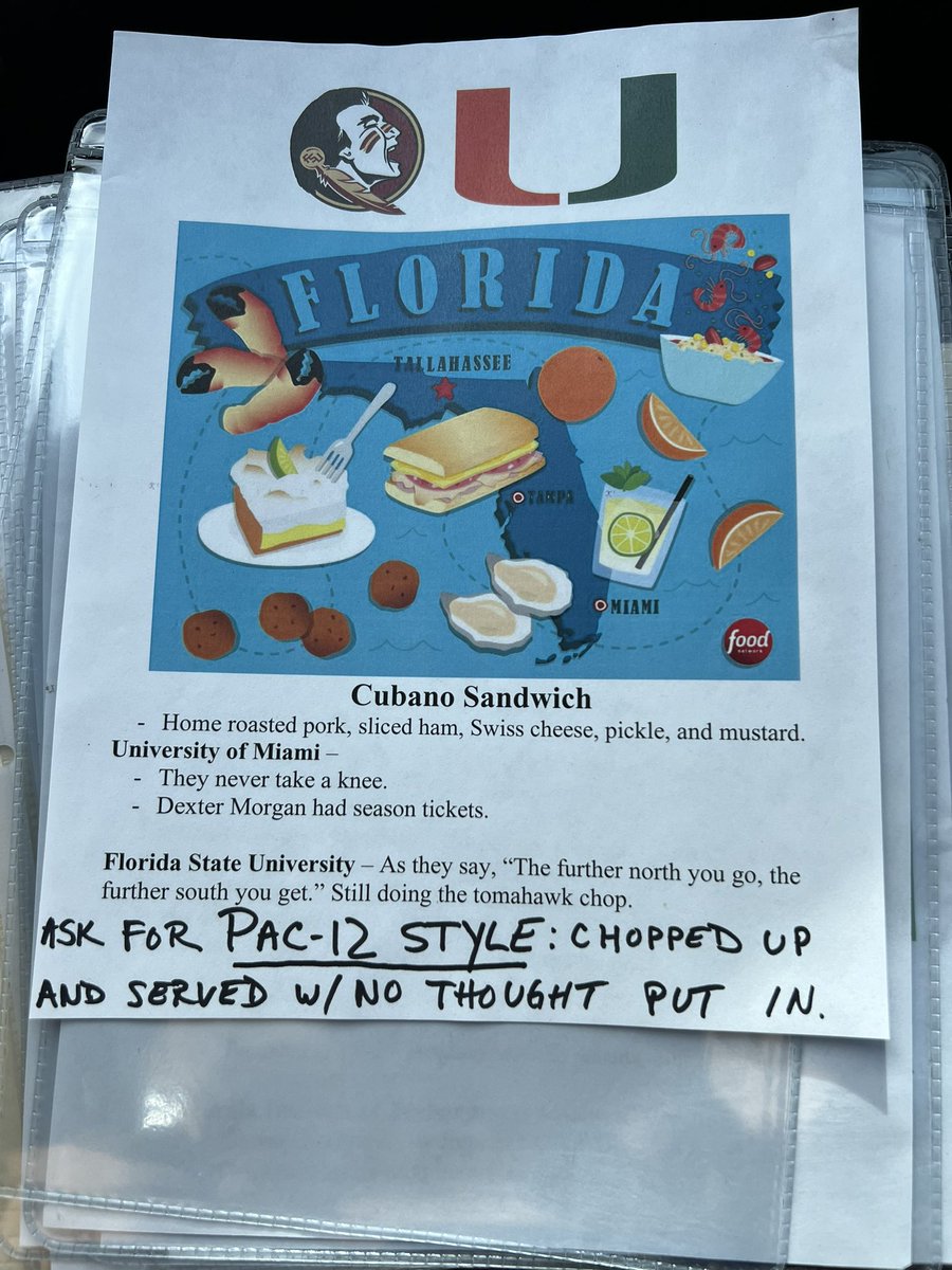Beargating's tweet photo. Edited: 
Any sandwich can be served Pac 12 STYLE. The ingredients are all chopped up and served to you haphazardly without much real thought put into it. https://t.co/7zgdrJqyE7