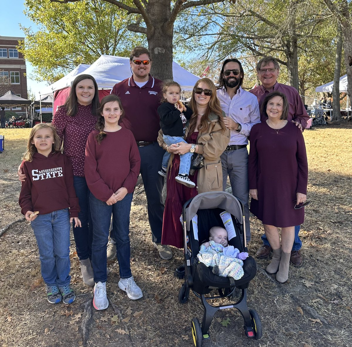 CheckHerrington's tweet photo. Gang’s all here. Let’s go, Dawgs! #HailState https://t.co/HIvp1CM3AO