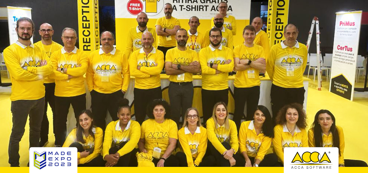 ACCAsoftware's tweet photo. Si conclude con successo anche il #MADEexpo 2023
Ma non finiscono gli eventi non finiscono!
Tutte le novità ACCA e tanta formazione per il settore #AEC le trovi alla #ConventionACCA.
Iscriviti gratis qui 👇
https://t.co/Re5lynP3pt https://t.co/Rr5PhrcqYp