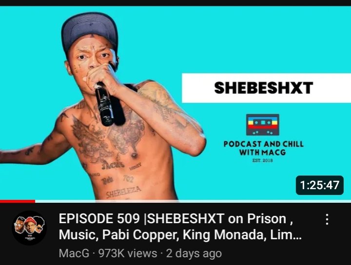 G_Nhlakes's tweet photo. Shebeshxt's episode is sure gonna clock a million soon, ka tym ka nako! Twerka wena, shxta wena...re tlo se vevola ra se phezule rasetlarole ka tym 🥳💯. #podcastandchill https://t.co/iC7eZmqG3Z