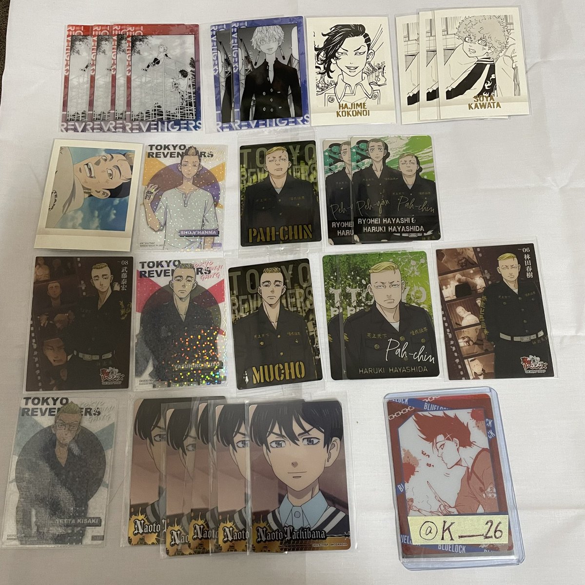 K___________26's tweet photo. 【譲渡】東京リベンジャーズ 東リべ クリアカード 原画展 ぱしゃこれ

求 定価＋送料

譲 写真

1枚目は2枚目(下段、無くなり次第上段)から同数お迎えしてくださる方のみ
三途特典は800〜1000円程で考えております。ご相談させてください。

銀行振込＞＞PayPay
PayPayは500円以下のみ https://t.co/KWQgaDnqk2