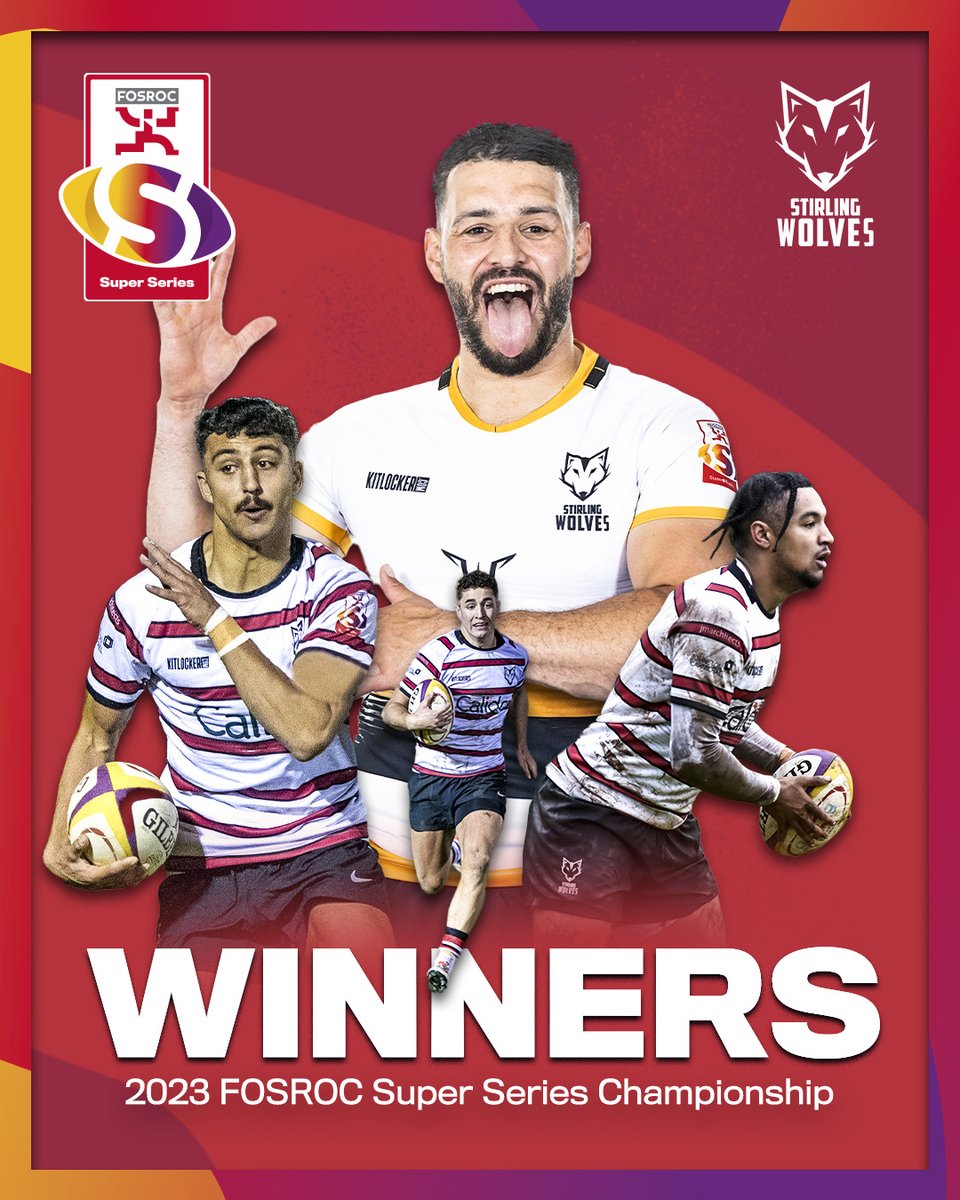 ScotRugbyPrems's tweet image. The 2023 #FOSROCSuperSeries Championship Winners are...

STIRLING WOLVES 🐺