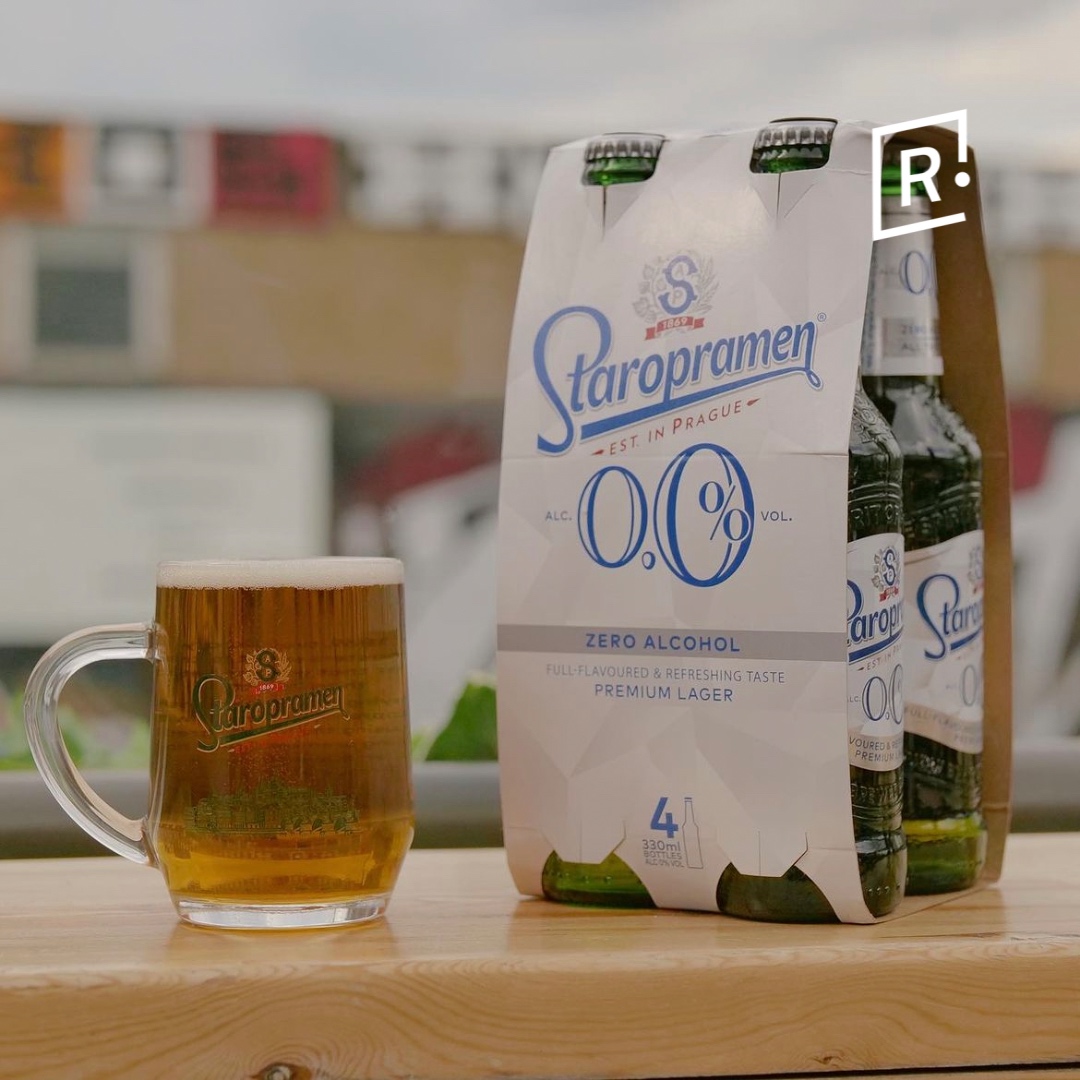 Staropramen 0.0%. Zero alcohol. All the taste! #Revl #Revldrinks #Staropramen #Beer bit.ly/3SGwIZk