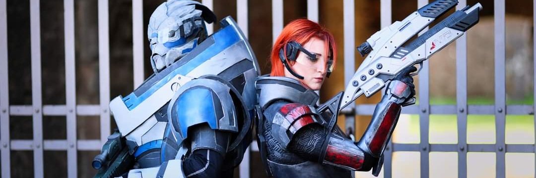 "If I'm walking into hell, I want someone I trust at my side."
"You realize this plan has me walking in to hell, too. Hah. Just like old times." 
 #masseffectlegendaryedition #masseffectcosplay #bioware #femshep  #commandershepard #garrusvakarian #garruscosplay #shakarian #couple