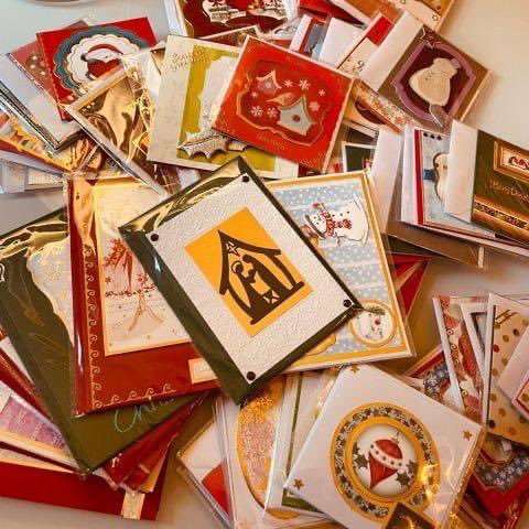 Big shoutout to a lovely lady for making these beautiful Christmas cards for us for our Christmas Care Packages. 🎅♥ 

#localpeople #community #helping #donation #together #wishes #Christmasspirit #love #isolation #companionship #friendship #maidstone