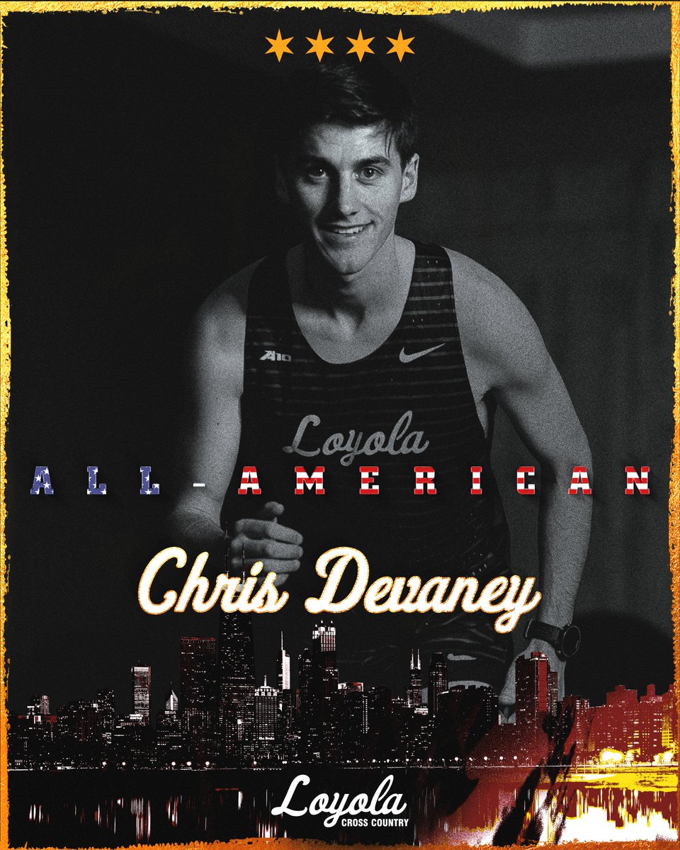 𝙃𝘼𝙑𝙀 𝘼 𝘿𝘼𝙔, 𝘿𝙀𝙑𝘼𝙉𝙀𝙔 💥 With a time of 29:39.7, Chris Devaney placed 31st at the NCAA Championship finishing 31st overall for an 𝗔𝗹𝗹-𝗔𝗺𝗲𝗿𝗶𝗰𝗮𝗻 nod & a new personal record!