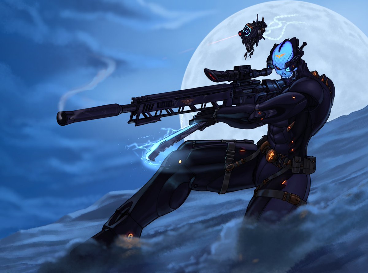 boomshootart's tweet photo. #Warhammer40k #crossover featuring #Skullhacker, #OC from #Doom fanfic #DayOfWrath by @infinity_pilot
Super-#assassin with traits of all #OfficioAssassinorum temples
Art: @arcmimus
#warhammer #40k #warhammer40000 #eversor #vindicare #culexus #vanus #imperium #WarhammerCommunity https://t.co/KVgCRYbLE5