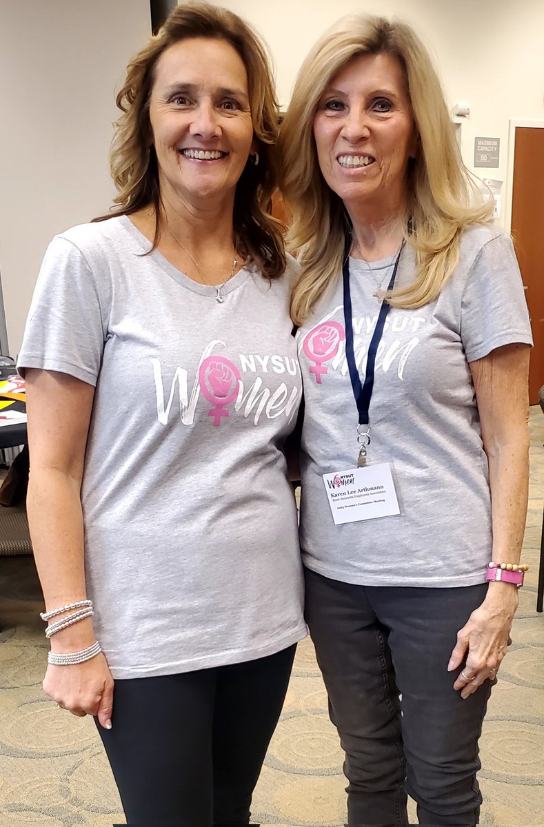 ArthmannLee's tweet photo. Karen Lee Arthmann and the amazing Jen Deso at the NYSUT Women's Committee Meeting. Great event and we could never do this without the incredible NYSUT staff. Thank you! You rock!
@nysut https://t.co/ARvfuOu6Fn
