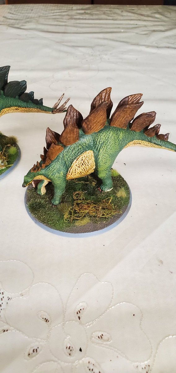 CloneaSaurusMG's tweet photo. Basing has to dry and then it's ready for photos! https://t.co/8kkvJodosM
