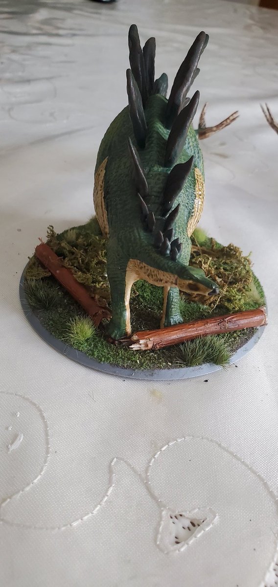 CloneaSaurusMG's tweet photo. Basing has to dry and then it's ready for photos! https://t.co/8kkvJodosM