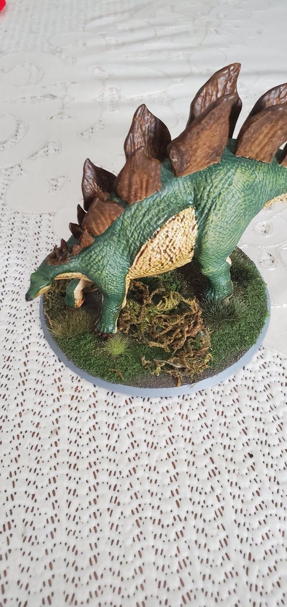 CloneaSaurusMG's tweet photo. Basing has to dry and then it's ready for photos! https://t.co/8kkvJodosM