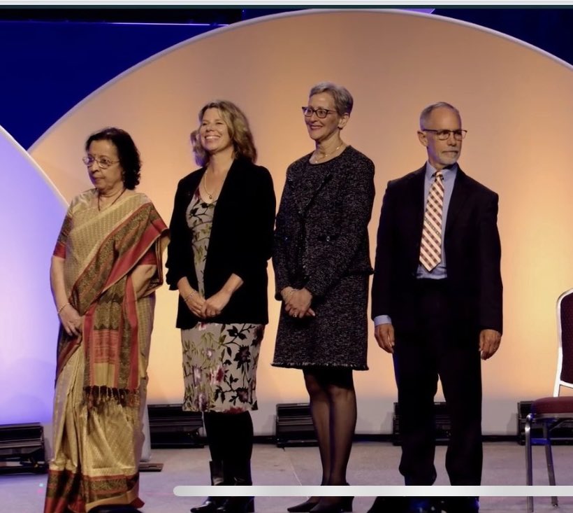 ASHA Fellow. Thank you everyone for celebrating the achievements of our amazing profession. I cannot describe how honoured I am. So proud of all my friends awarded last night. 

Heading home full of joy. Thank you Catriona Steele, Susan Langmore, Becky Leonard for believing in me