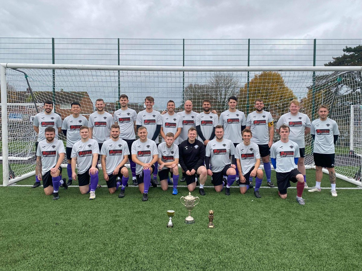 Took a while to get a team photo with the trophies but here it is!! We represented our new training kit in our in house friendly today. A massive thank you to artisanloftladders.co.uk for sponsoring the kit. The tops are looking good😍🔥 Up The Colv⚪️⚫️