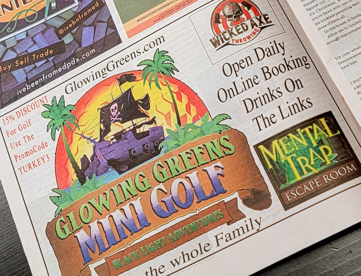MentalTrapPDX (@pdxtrap) on Twitter photo Have you picked up the Mercury 2024 Holiday Special? You should, not only is it fun and packed with ideas and articles; but we have an amazing coupon inside. Snag your copy and visit us, <a href="/GlowingGreens/">Glowing Greens</a> & Wicked Axe Throwing! #Portland #downtownportland #Christmas #Christmas2023 Have you picked up the Mercury 2024 Holiday Special? You should, not only is it fun and packed with ideas and articles; but we have an amazing coupon inside. Snag your copy and visit us, <a href="/GlowingGreens/">Glowing Greens</a> & Wicked Axe Throwing! #Portland #downtownportland #Christmas #Christmas2023