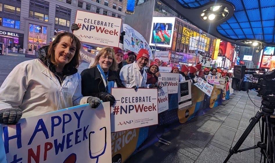 PresidentAANP's tweet photo. On this last day of #NPWeek, I’d like to thank the 385k nurse practitioners across the U.S. - it is a privilege to serve as president of @AANP_NEWS. Your stories inspire all of us! https://t.co/A7VHnbz5fc