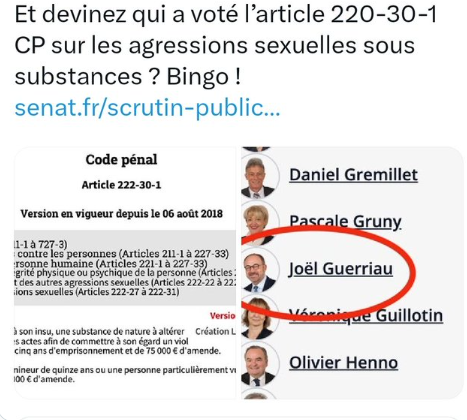 Outrés par l'acharnement des juges complotistes envers Joël Guerriau, moi et les copains de la #MajoriteOffensiveRepublicaine avons décidé d'agir. Nous avons fourni la preuve irréfutable que notre ami Joël est innocent. BIM!👊La 'justice' en PLS. 
#LibertéPourJoel
#JeSuisJoel