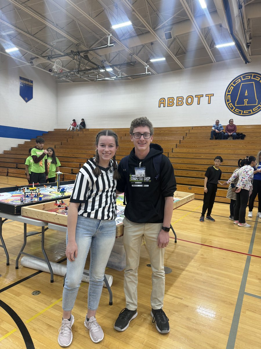 111wildstang's tweet photo. We’re here at the Elgin FLL Scrimmage reffing and judging!
So many amazing FLL teams here!
#wsrp #WildStang #frc111 #omgrobots #friendswithrobots #CRESCENDO #TeamREV https://t.co/i5pwBJFh0Z