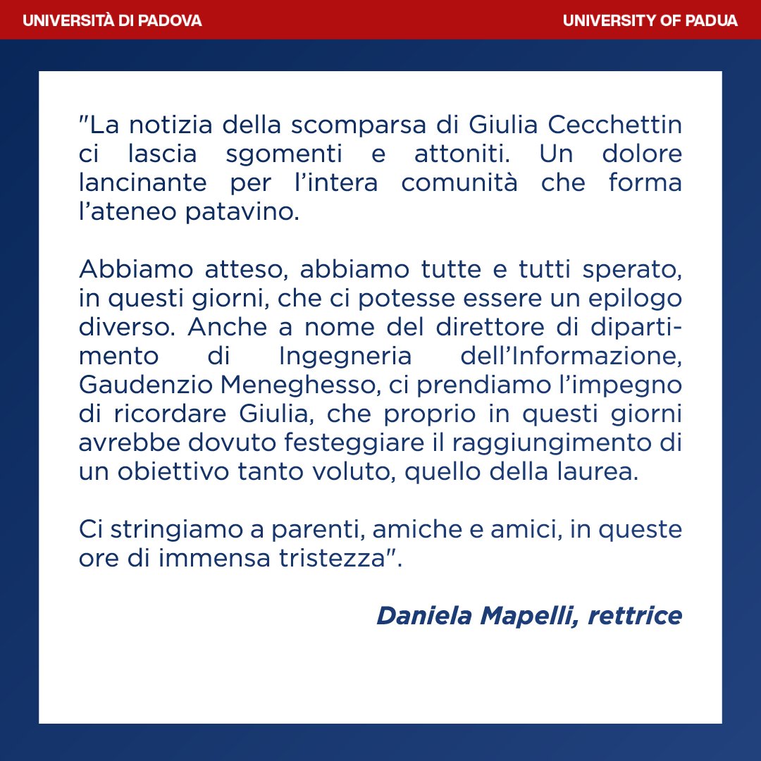 Università di Padova tweet media