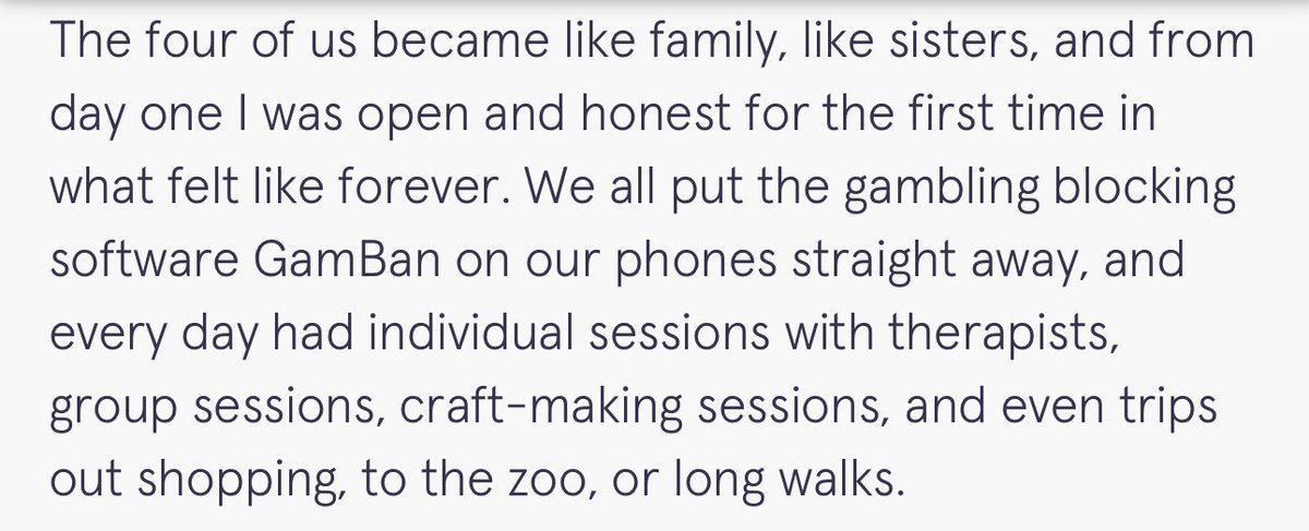 A difficult story to read, but a nice surprise to notice Gamban has helped in recovery 👌🏼