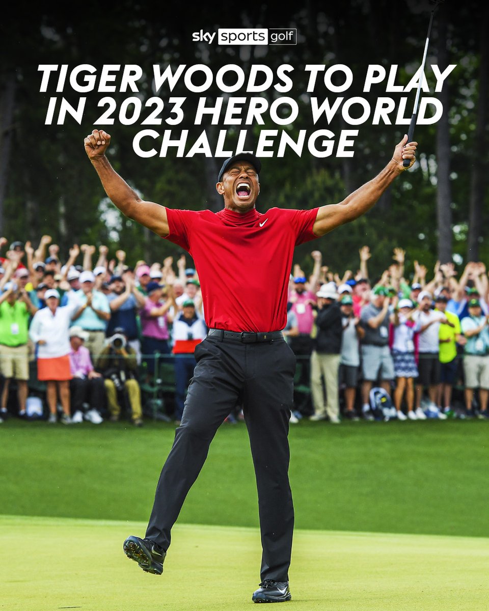 SkySportsGolf's tweet photo. Mark your calendars, he's back. 🐅 https://t.co/2dIBV1WBpC