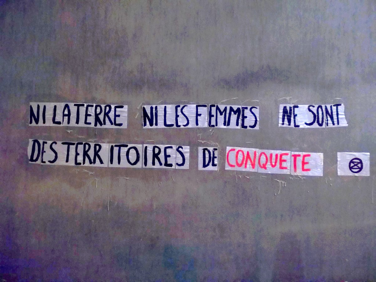 xrFrance's tweet photo. ♀️ Car oui, chez #ExtinctionRebellion on est pas que "éco-terroristes" 😱, on est aussi "éco-féministes"

La preuve avec @XRPoitiers 👇 https://t.co/FZ8YDUjyky