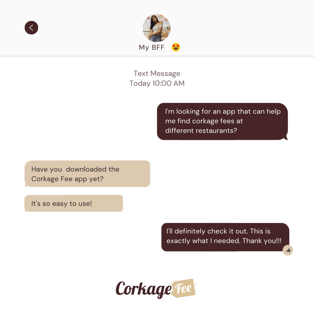 CorkageFee's tweet photo. Are you looking for an app to help you find #CorkageFees - we have the answer for you &amp; it's right here 😍 ➡️ Enter your mobile number &amp; have the link sent directly to your phone: https://t.co/kLPn7Y5rsx #WineLovers #Wine #Wineanddine https://t.co/76F2Zw406U
