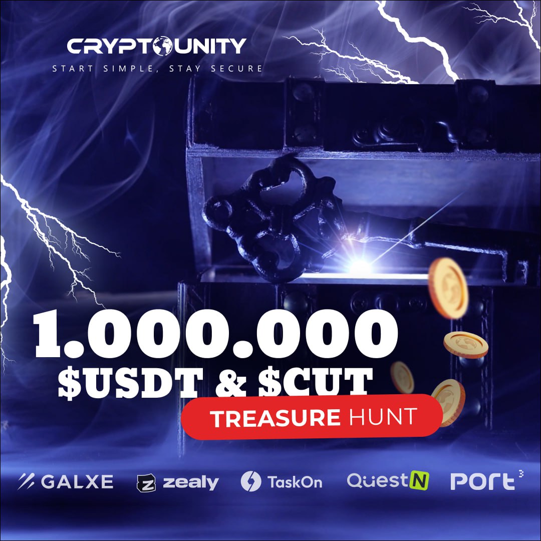 🚀 IT'S GETTING BIGGER AND BETTER! 🌟

Remember our 1,000,000 $USDT &amp; $CUT Airdrop? It's time to LEVEL UP! 🎉

👉 Dive into the Mother Campaign NOW and COMPLETE YOUR TASKS! 🎈cryptounity.org/1m-airdrop

📢 Spread the word, grow together, and bag those rewards! 💸