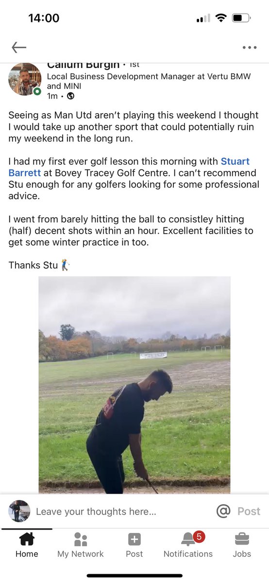 Stuart Barrett Golf tweet media