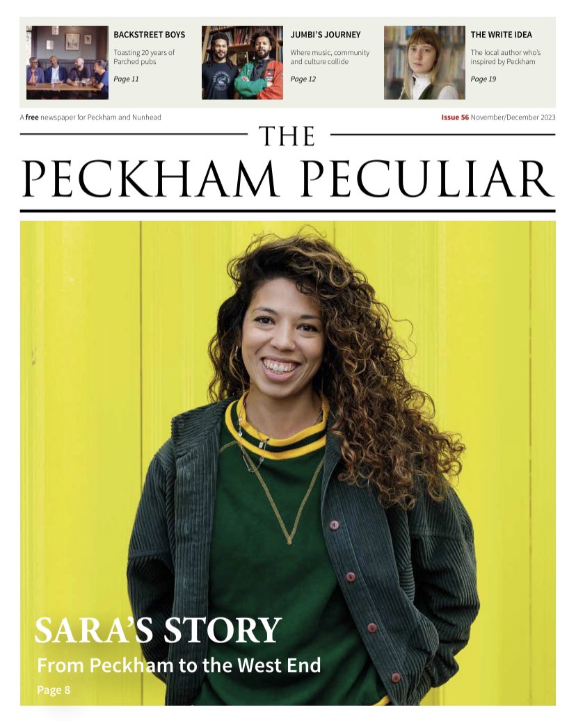 peckhampeculiar's tweet photo. Coming soon, the winter edition of @peckhampeculiar! Main photo: @SaraLessore 📸 by @sthsdrs https://t.co/nu6J8mWn1C