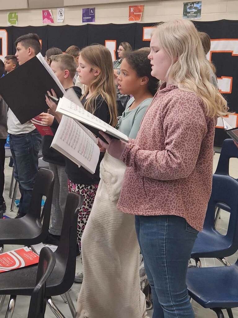 Ccr3Music's tweet photo. Rehearsals are going great for these @CCMSTigers!🎵 @PlattsburgTiger https://t.co/JSmPMOOpmF